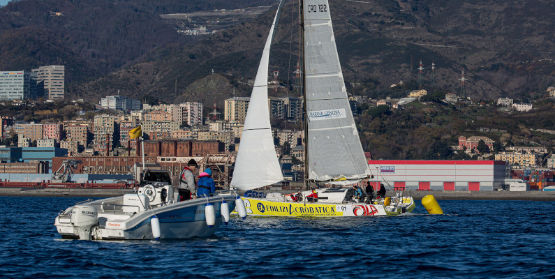 Le barche di Maritime Rent a supporto della 9° Veleggiata di Natale a Genova